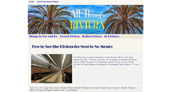 Desktop Screenshot of allthingsriviera.com